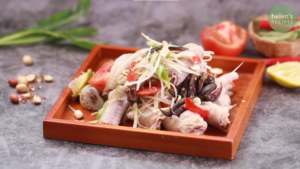 recipe for Thai - style chicken feet salad