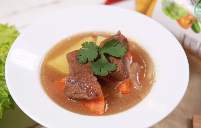 Beef Stew with Apple Cider Vinegar - Bò Hầm Giấm Táo